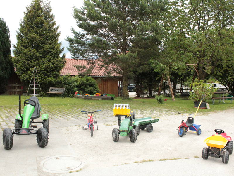 Spaß auf dem Hof